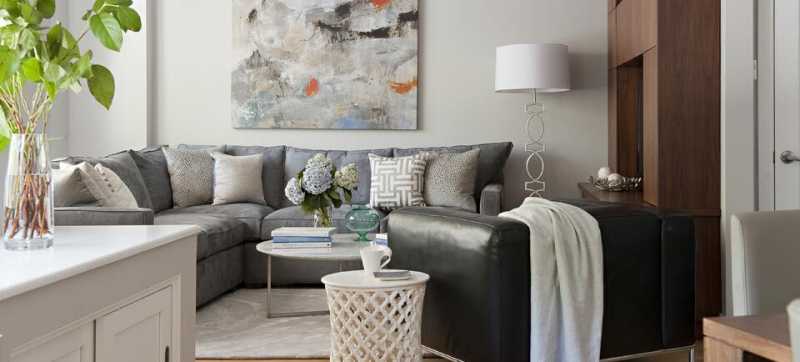 Living room by Frances Herrera, lifestyle reflected in design