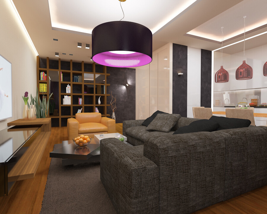 Apartment in Moscow with a functional and minimalism style