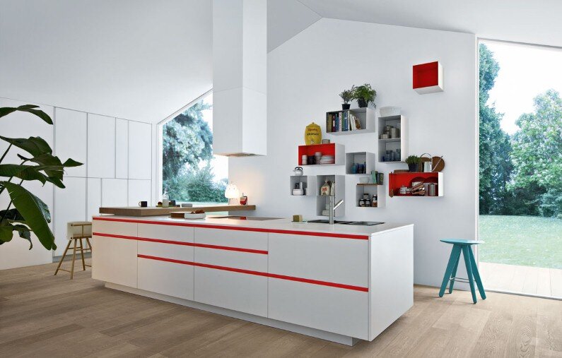 Varenna Kitchens, Kitchens with modern design from Poliform