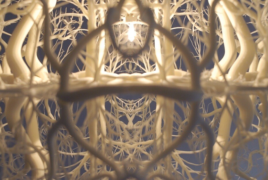The Light sculpture Forms in Nature – a fascinating world of roots