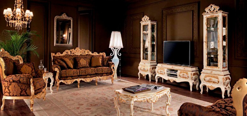 A beautiful selection of 15 living rooms, decorated in classic style (18)