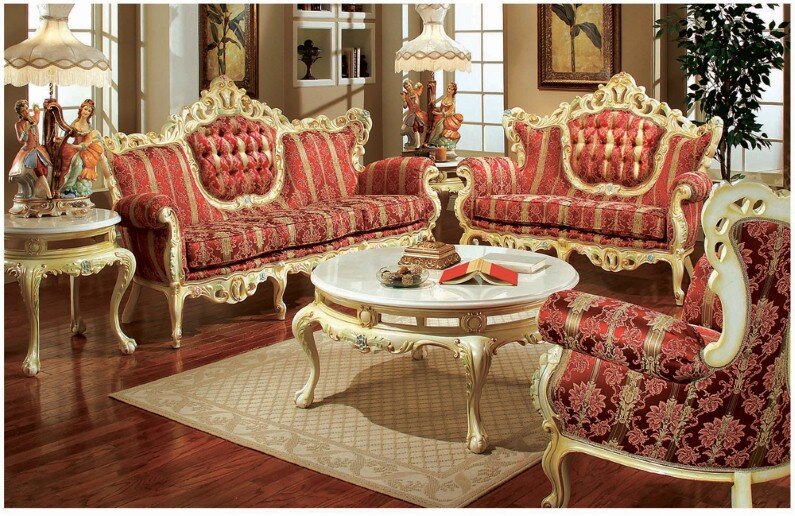 A beautiful selection of 15 living rooms, decorated in classic style (19)