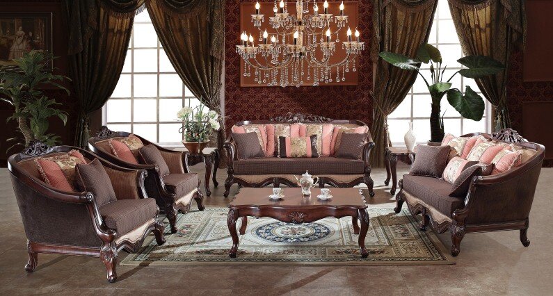 A beautiful selection of 15 living rooms, decorated in classic style (2)