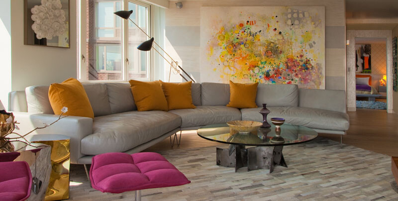 Designer Andrew Suvalsky, Hudson Views apartment in Upper West Side