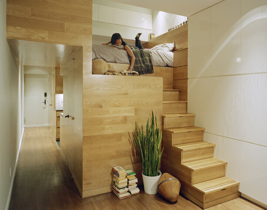 Small Apartment, interior design, Jordan Parnass Digital Architecture