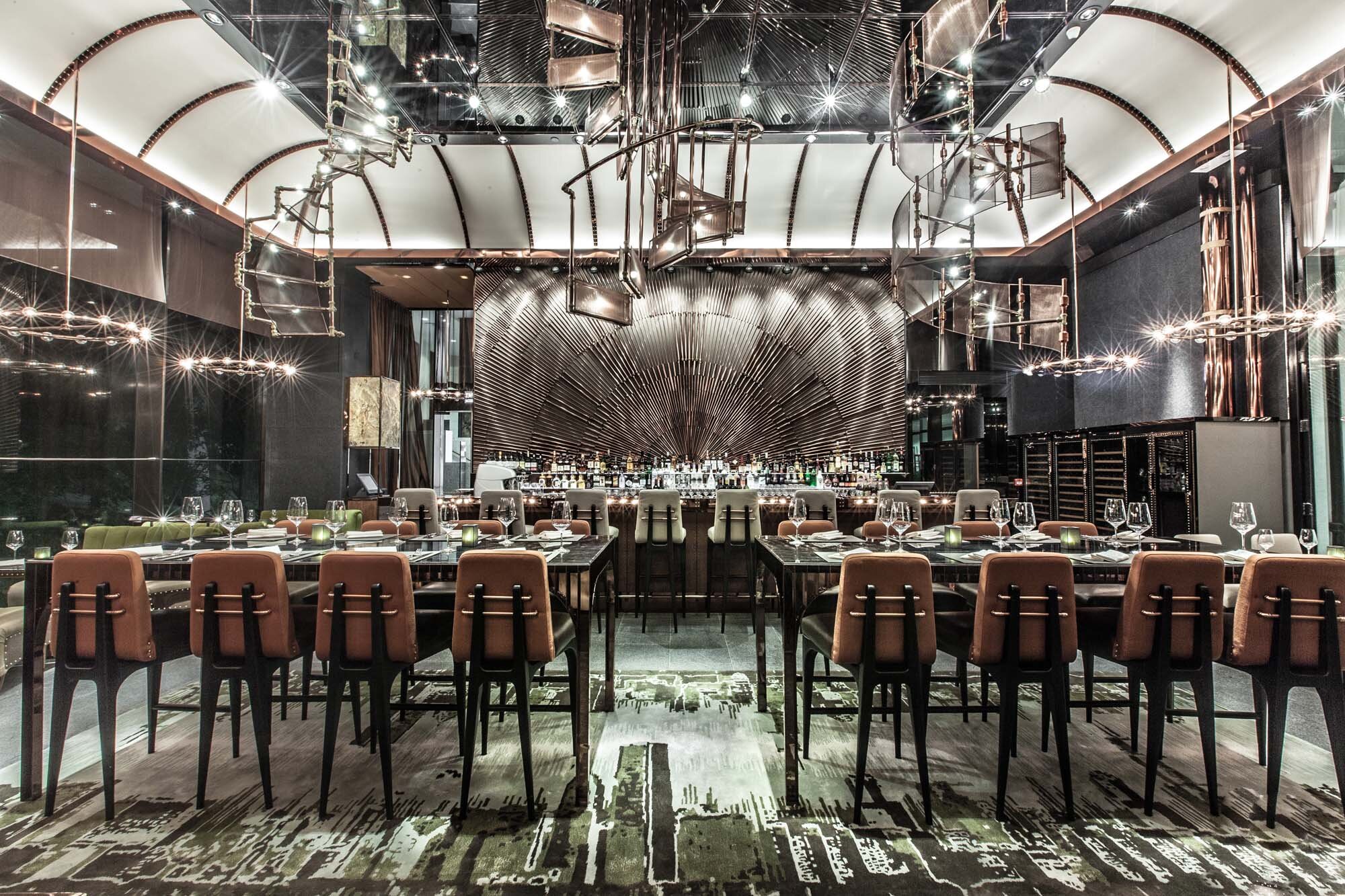 Ammo restaurant - a futurist and retro design by Joyce Wang