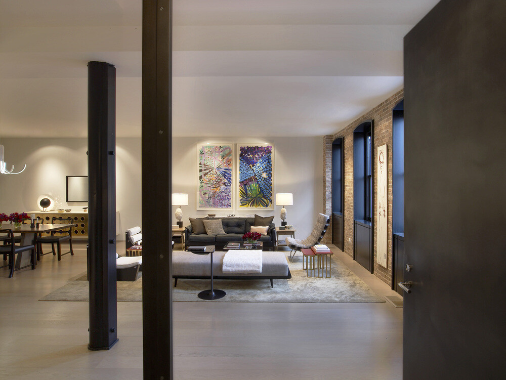Loft Apartment with Attractive Interior Design, New York City