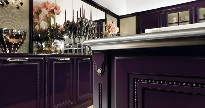 The kitchen in purple - contemporary luxury and traditional design by Brummel (5)