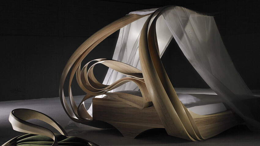 Works of art made by Joseph Walsh. Enignum Canopy Bed (3)