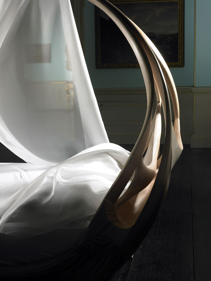 Works of art made by Joseph Walsh. Enignum Canopy Bed (5)