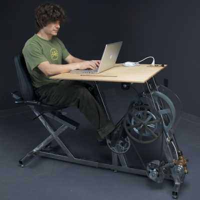 Big Rig – Combine Office Work with Physical Activity, by Pedal Power Design