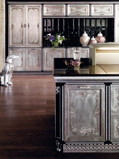 Kitchen inspired by the Baroque and Venetian theater (10)