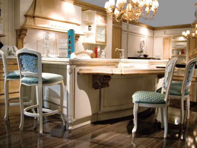 Kitchen inspired by the Baroque and Venetian theater (5)