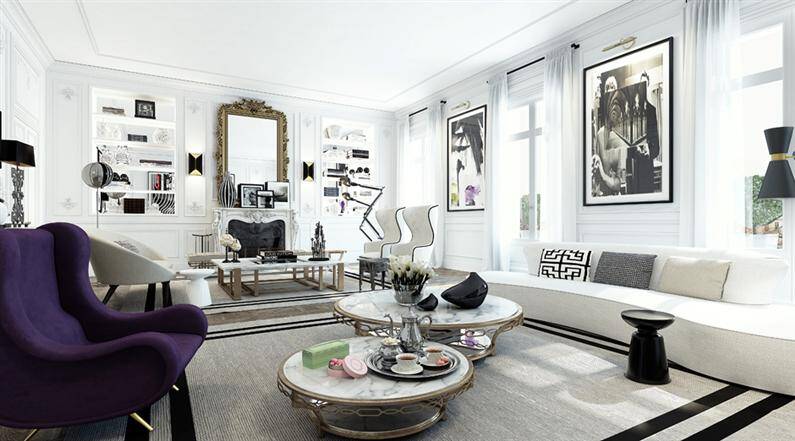 Paris apartment magnific artistic vision by Ando Studio (4)