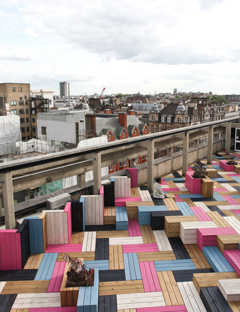 Spectacular roof–terrace for London College of Fashion 5