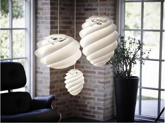 Swirl lamp: light and delicately by Le Klint