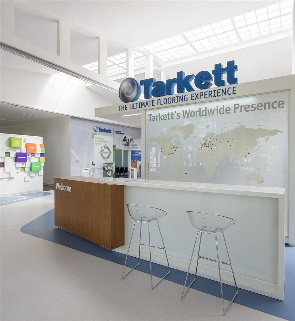 Tarkett Academy: exhibition and educational space by Modelart Arhitekti