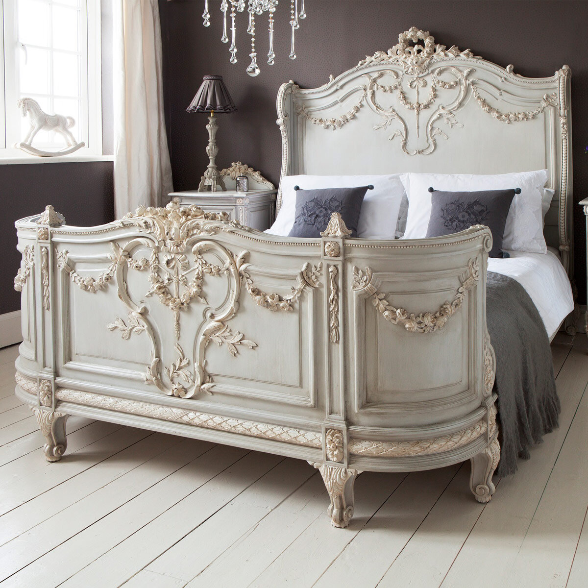 French bed- bonaparte - The French Bedroom Company - www.homeworlddesign.com