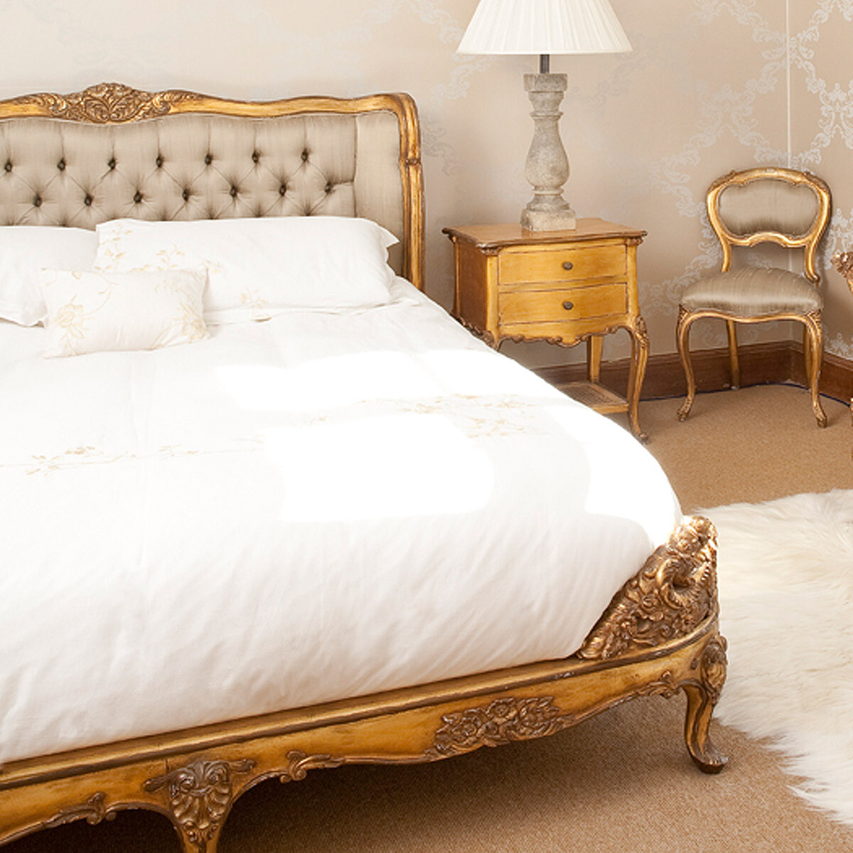 French beds - Versailles Luxury 1 - The French Bedroom Company - www.homeworlddesign.com