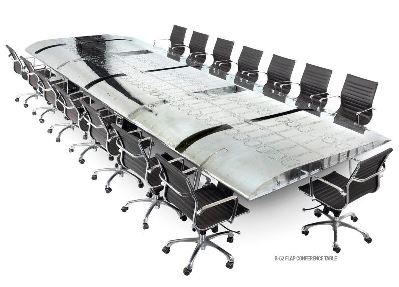 MotoArt Futuristic furniture from retired airplanes - www.homeworlddesign (5)
