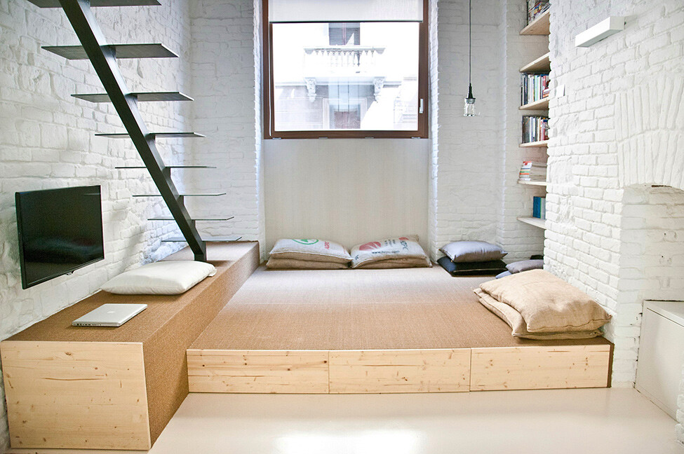 Small studio apartment design R3Architetti - www.homeworlddesign. com (6)