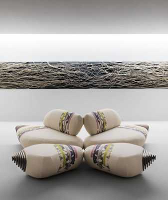 Botan Sofa by EMBT / Inspired by the Peony Flower