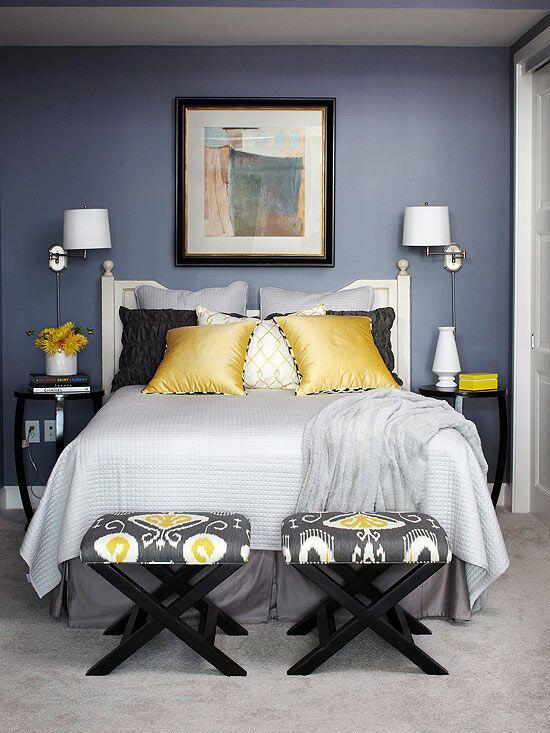 Painting Room With Hues Of Blue - www.homeworlddesign. com (1)