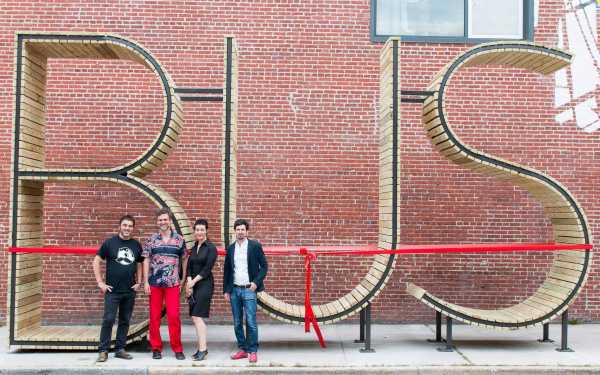 BUS Stop in Baltimore – Three Huge Letters