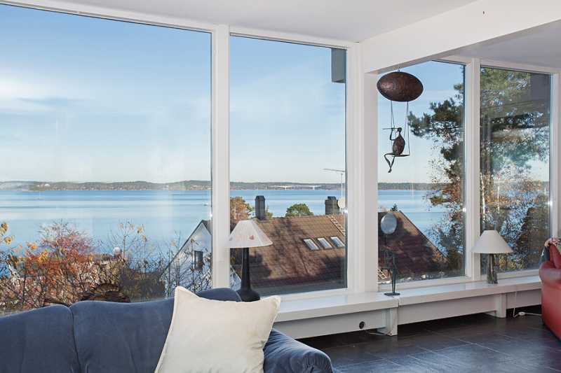 Swedish House with a Generous View of the Sea