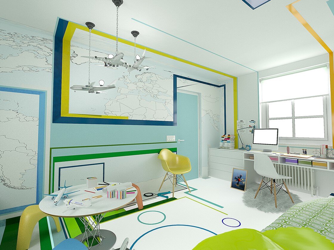 The Little Pilot - decor for a boy who loves airplanes - www.homeworlddesign. com (8)