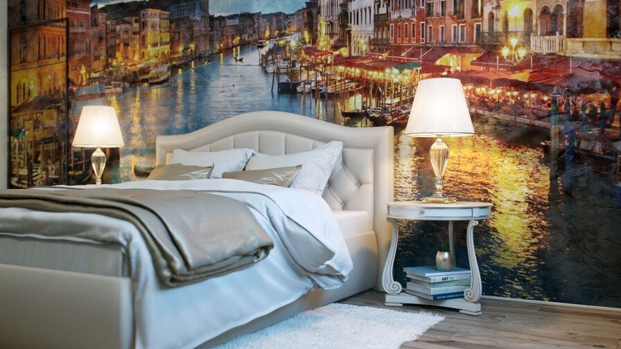Would you like a painted wall in your bedroom - www.homeworlddesign. com (1)