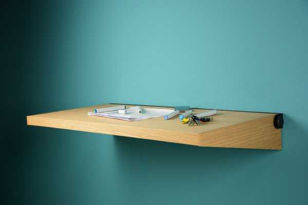 Fju - linear desk with two functions workspace and shelf - HomeWorldDesign