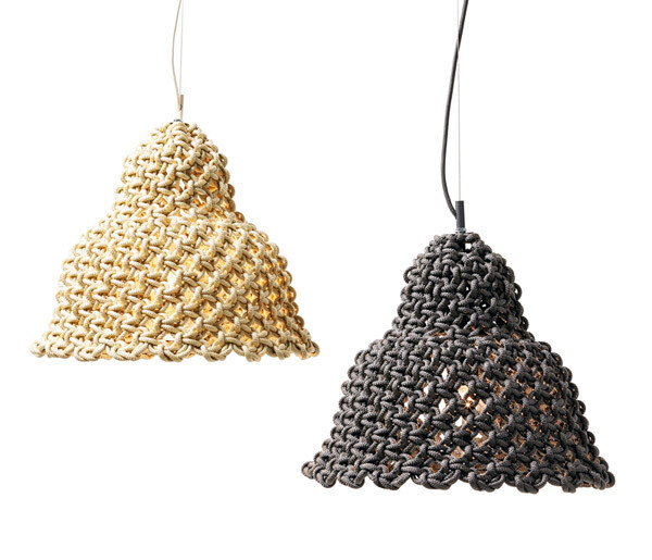 Macrame pendant light - three collections by Sarah Parkes - HomeWorldDesign (9)