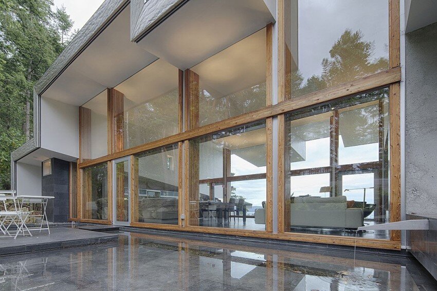 Ridge House retreat with large folding roof form - Simcic Uhrich Architects - HomeWorldDesign (4)