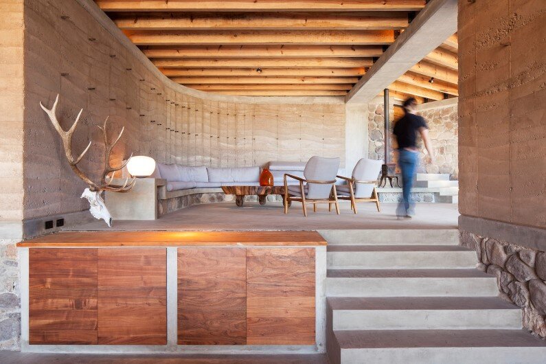 Cave House wonderful architectural project by the Mexican design studio Greenfield