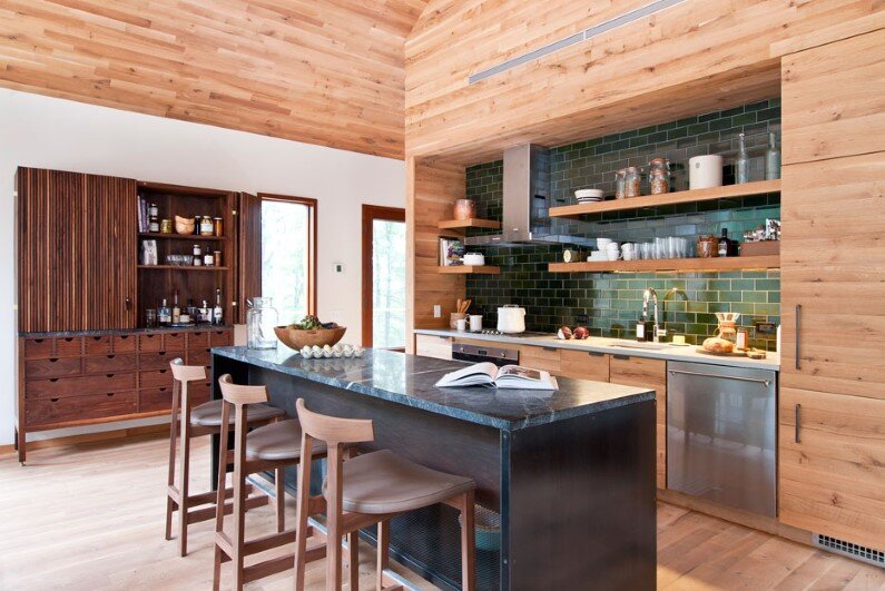 Hudson Woods energy efficient modern houses - kitchen