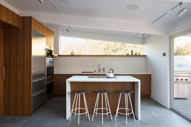Kitchen- renovated single-family house by Klopf Architecture