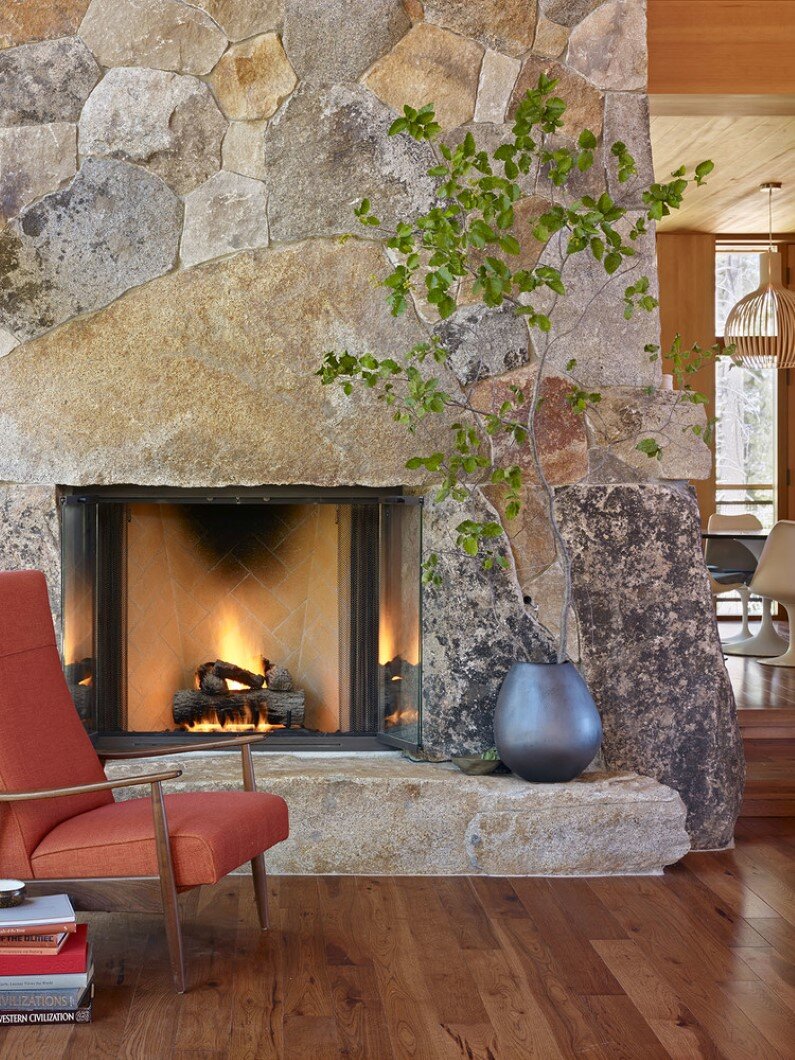 Vacation house - fireplace