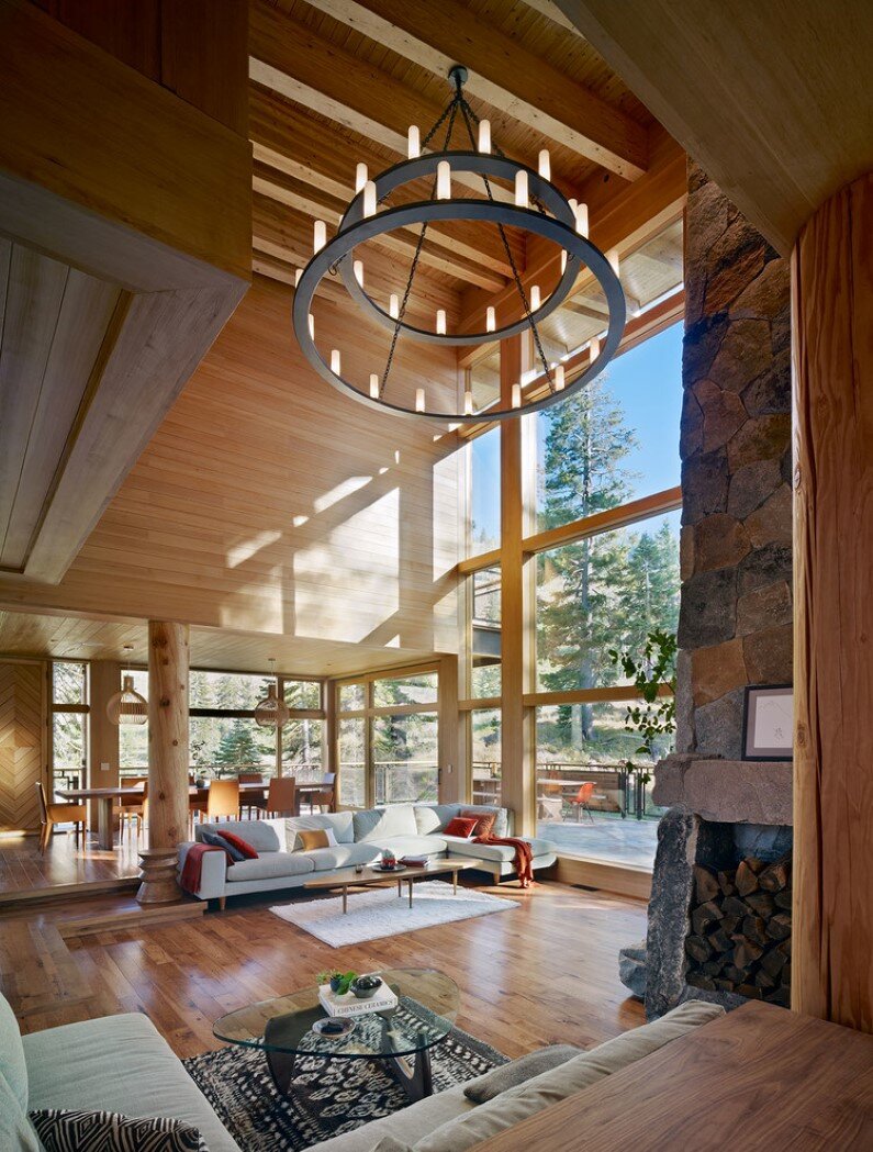 Vacation house in California - Crow’s Nest Residence by Mt Lincoln Construction - living