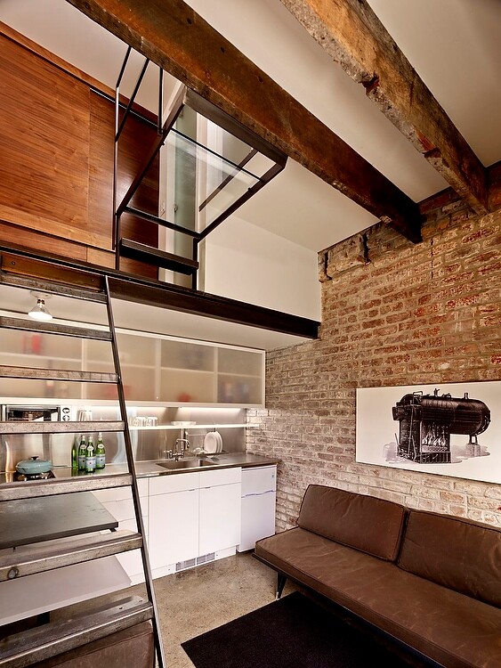 full-service guest apartment - old laundry transformed by architect Christi Azevedo