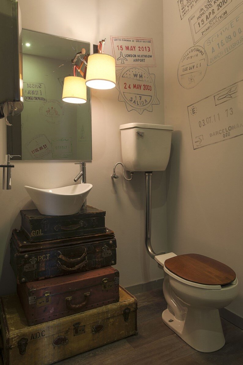 vintage bathroom - Kababie Arquitectos
