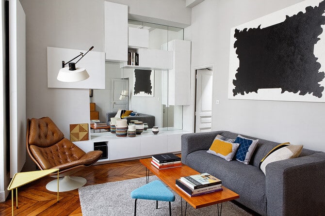 40sqm Dwelling in Paris Designed by Charlotte Vauvillier