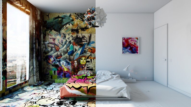 Artistic design by Pavel Vetrov - Avant-Garde - Sunday Room Project