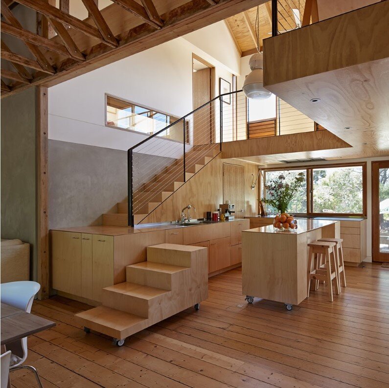 Chicory kiln converted into a family beach home by Andrew Simpson Architects and Charles Anderson , Australia