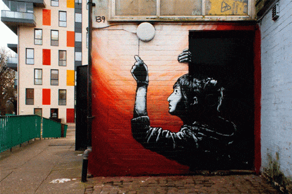 Murals Converted into Animated GIFS by A.L Crego