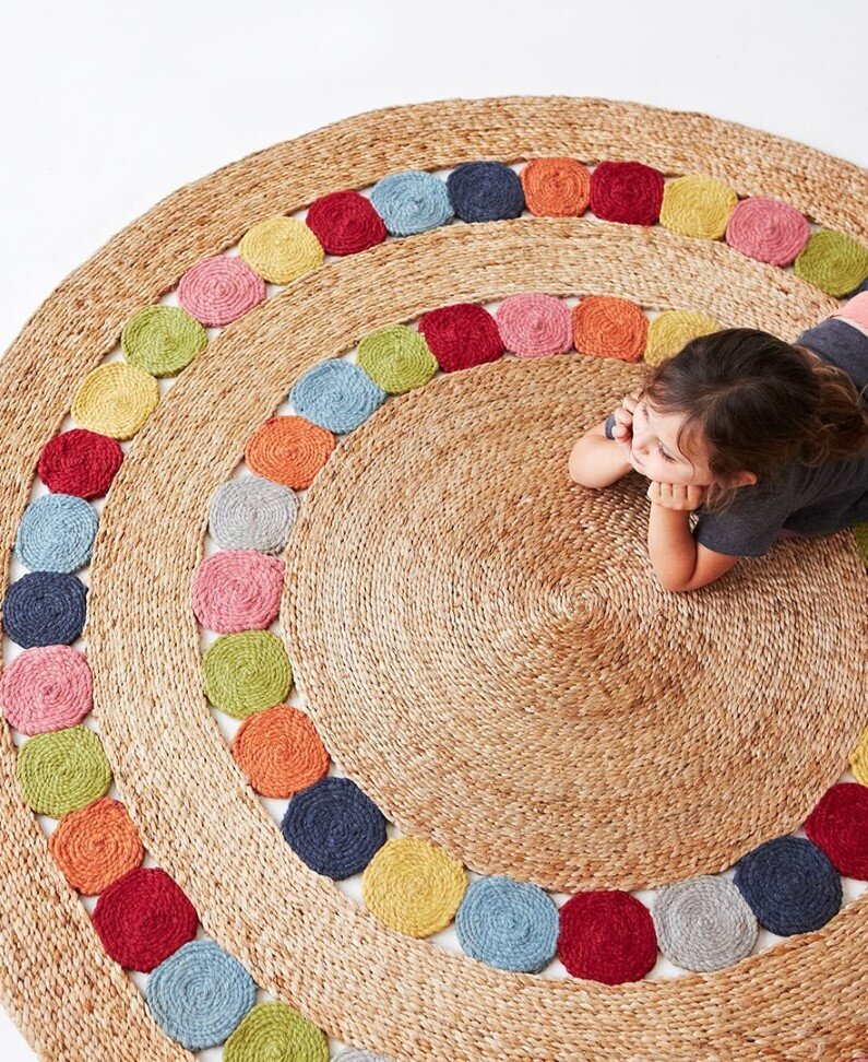 Rugs made from natural fibers