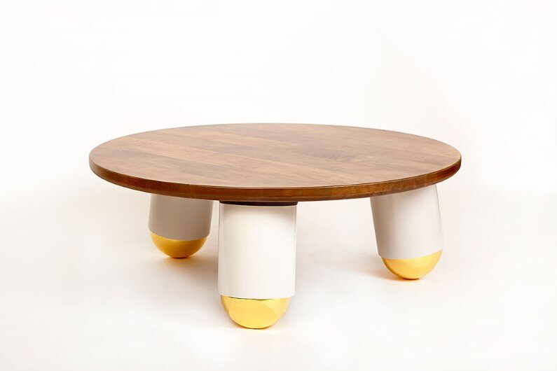 ball-nose-coffee-table - Modern heirloom furniture by Evan Z. Crane