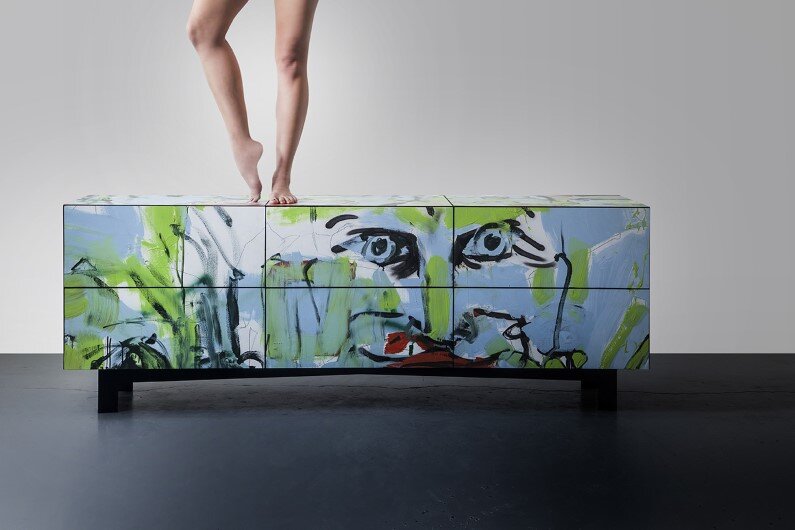 dresser - unique combination of street art and furniture design- BY ARIEL ZUCKERMAN STUDIO
