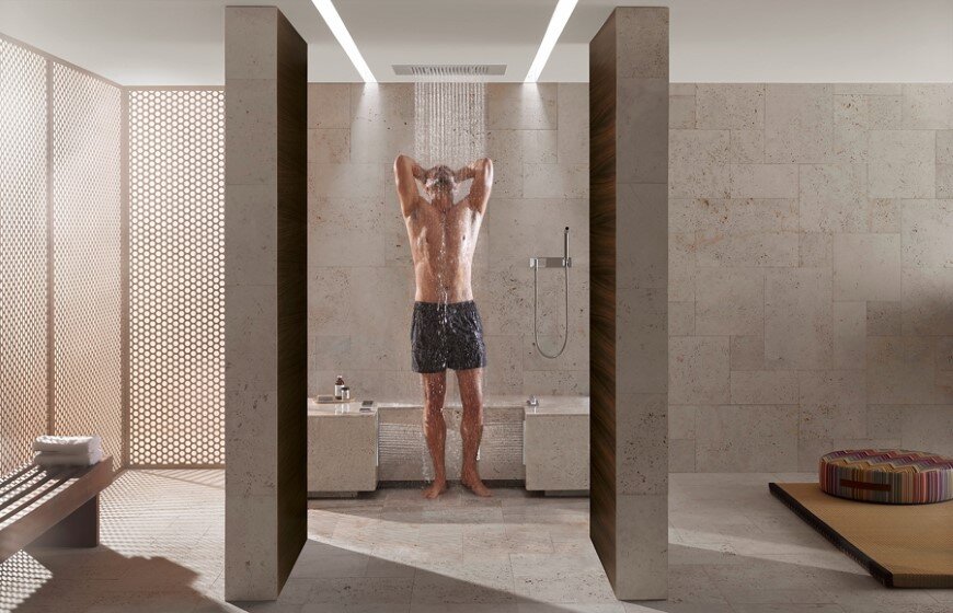 Comfort Shower from Dornbracht lets you shower while sitting down (1)