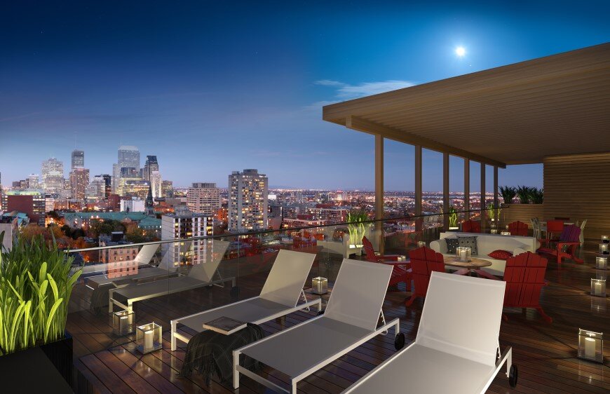 Condos XACT with a superb exterior rooftop terrace (2)